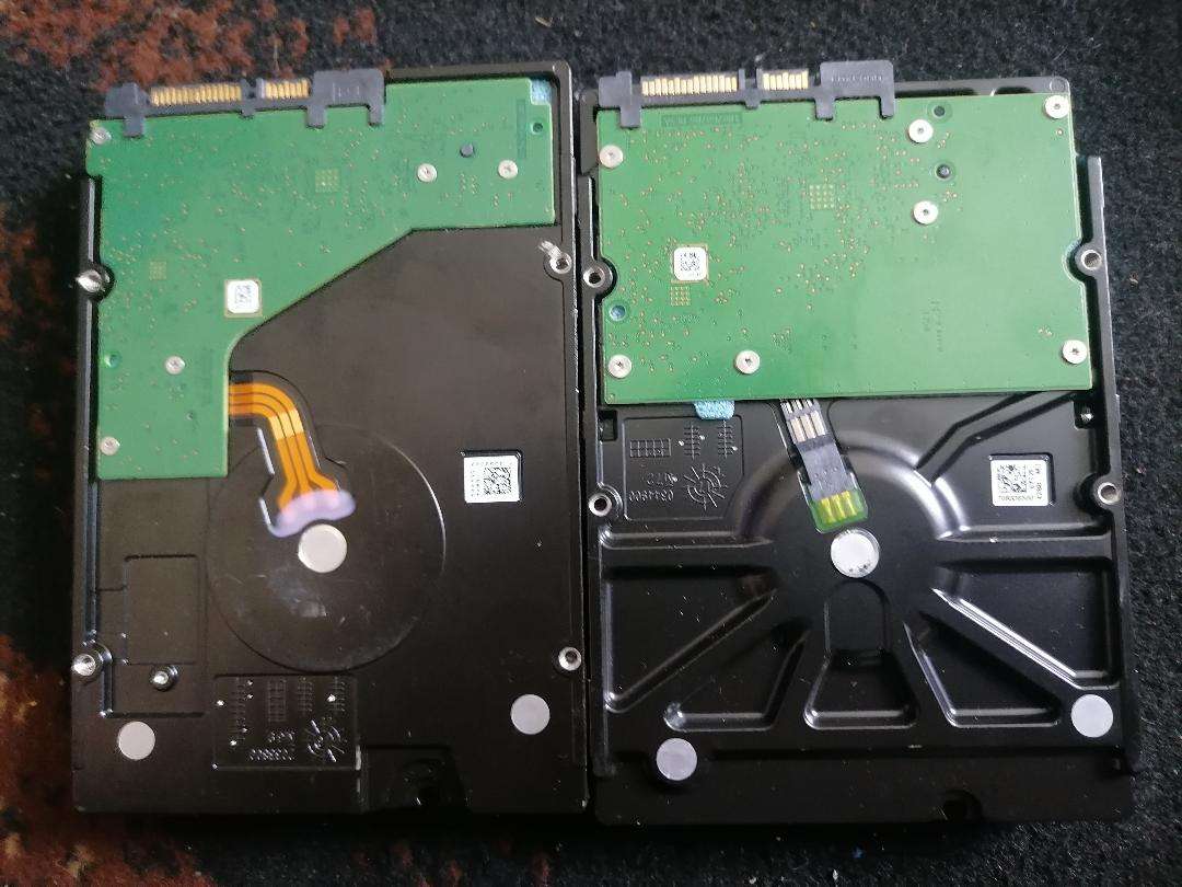 LOT OF 2 X 6TB SEAGATE IRONWOLF NAS HARD DRIVES*UNTESTED*ONE BID FOR BOTH**