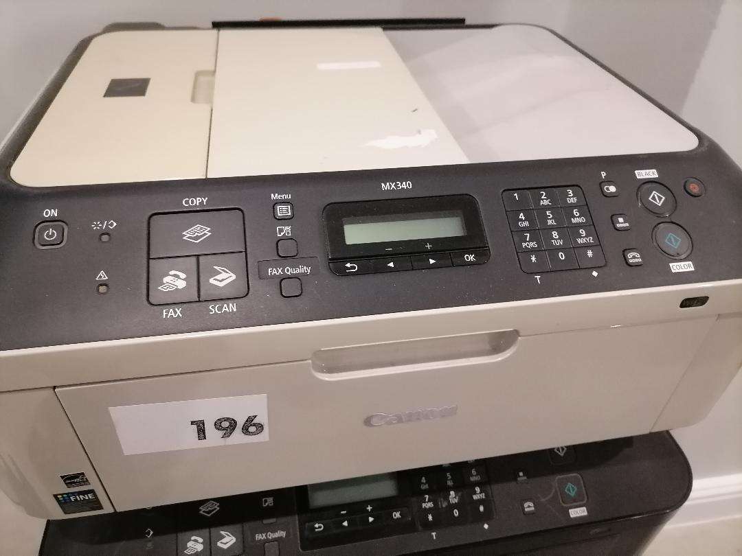 *CANON MX340 WIFI PRINTER WITH INK CARTRIDGES*INK NEEDS REFILL*