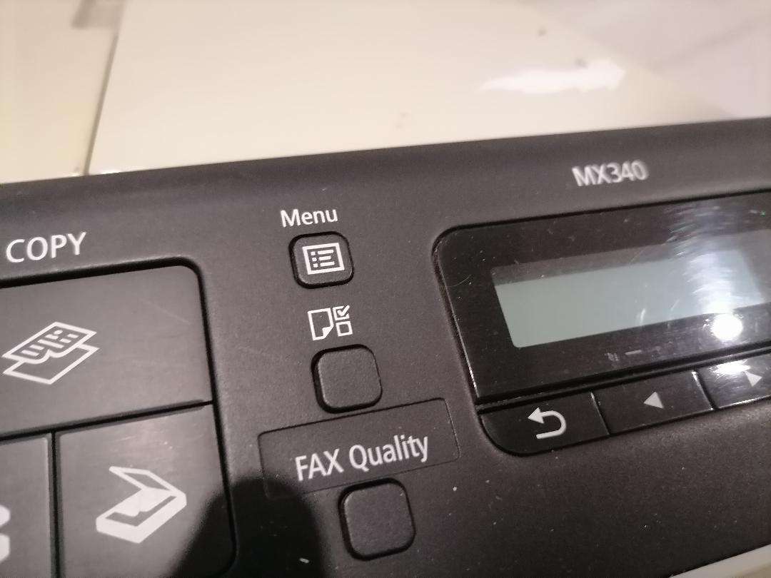 *CANON MX340 WIFI PRINTER WITH INK CARTRIDGES*INK NEEDS REFILL*