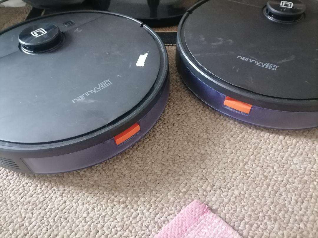 2 X nannyvac J01 Lidar Navigation Smart Robot Vacuums