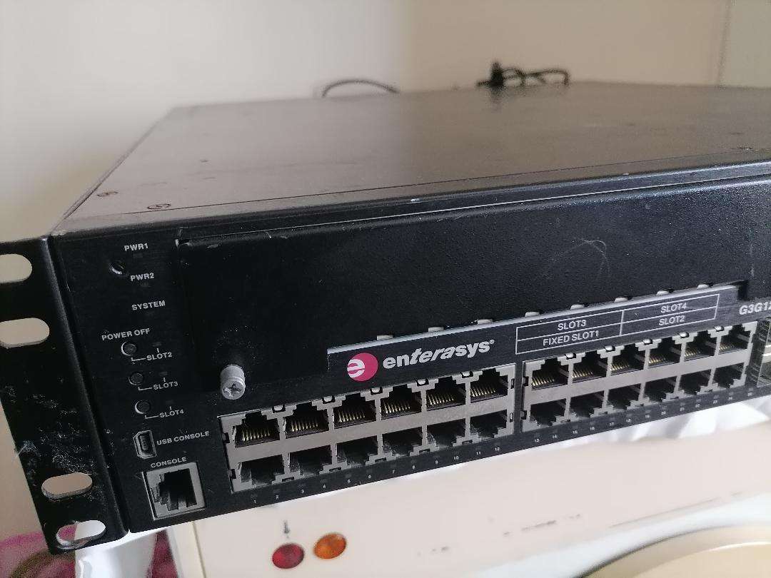 Enterasys G3G124-24 G3 Series Industrie Gigabit Switch