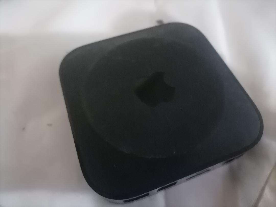Apple A1469 TV Streaming Box with Remote and Cables