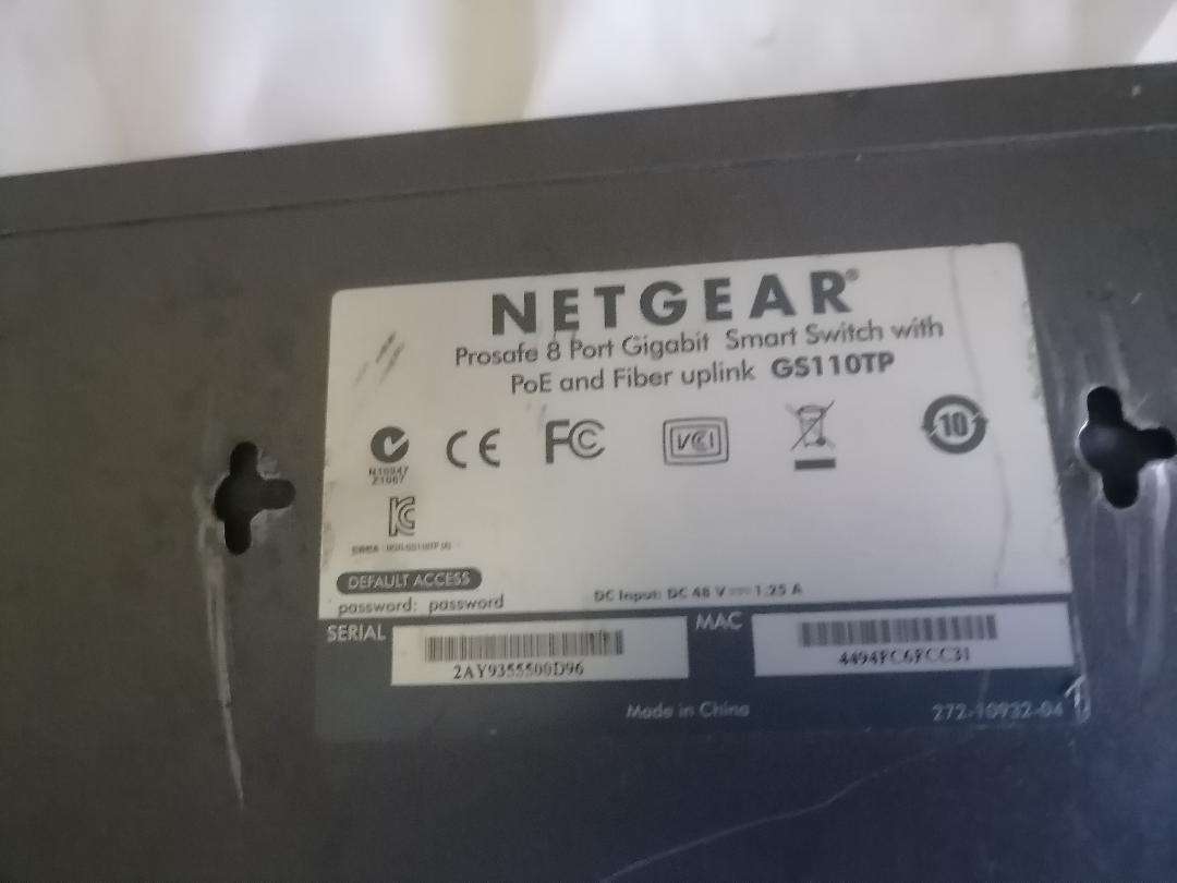 2 x NETGEAR NETWORK SWITCHES*ONE BID FOR BOTH*