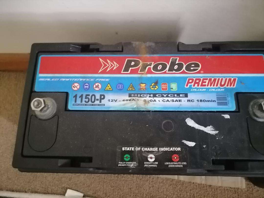 PROBE 1150P PREMIUM 100AH 12V BATTERY*SOLD AS IS*