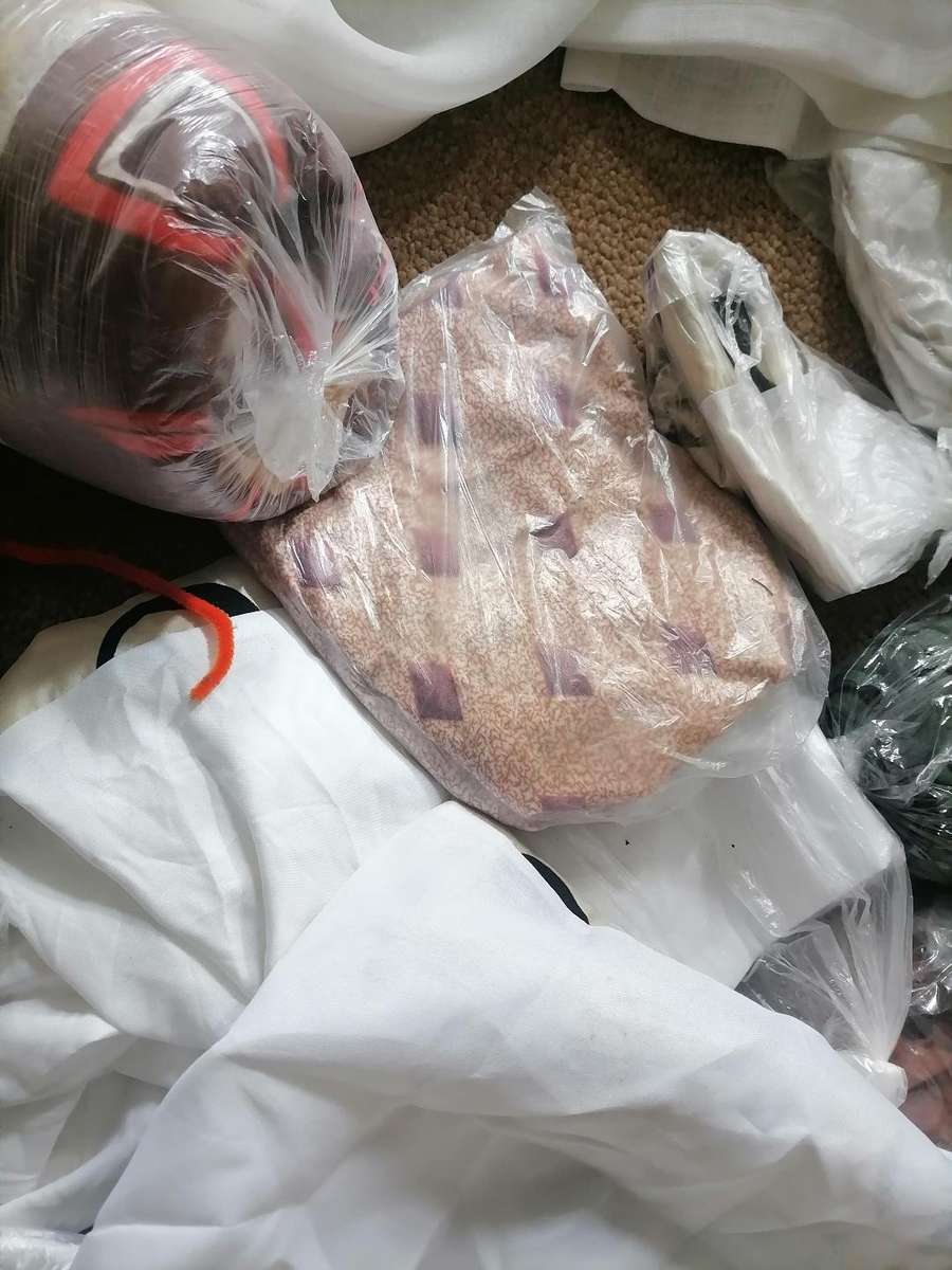 Bulk lot of pillow cases, curtains, etc. One bid for the lot.