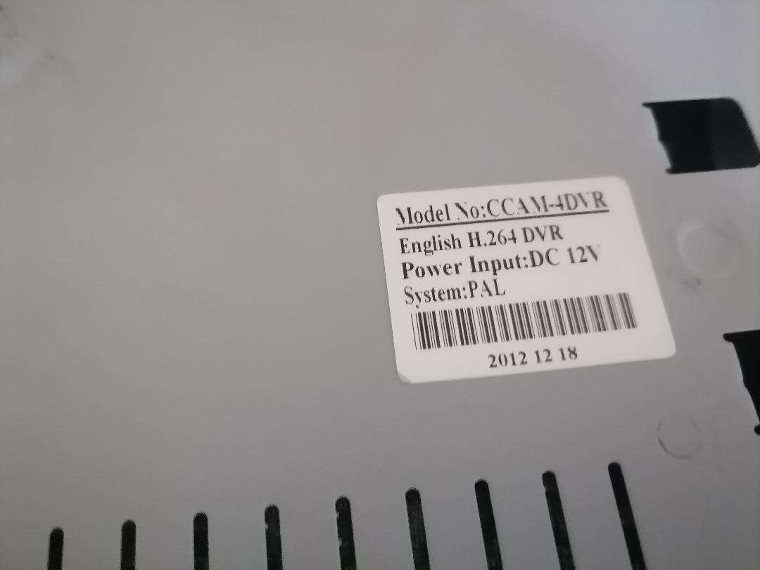 Lot of 2 x 4 Channel DVRs, One Bid for Both * CCTV DVR