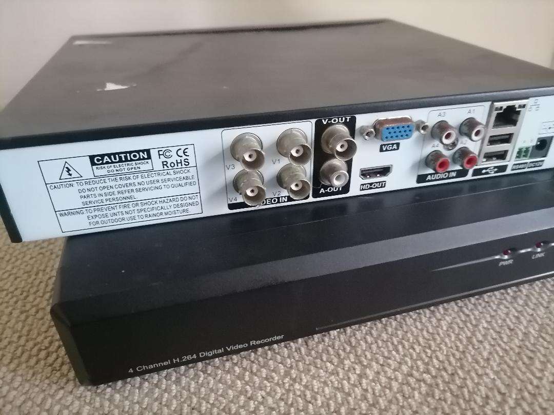 Lot of 2 x 4 Channel DVRs, One Bid for Both * CCTV DVR