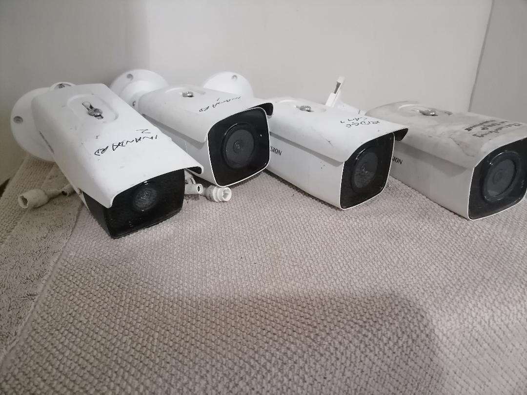 Lot of 4 x HikVision network commercial cctv cameras