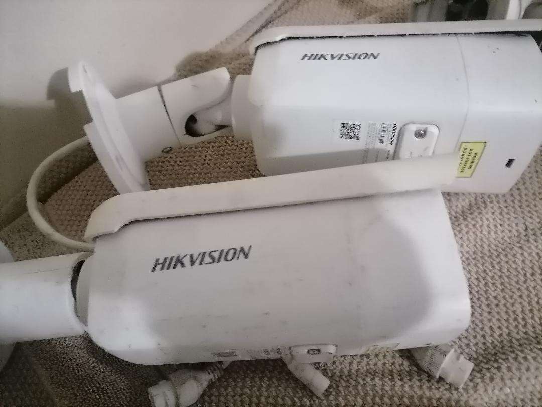 Lot of 4 x HikVision network commercial cctv cameras