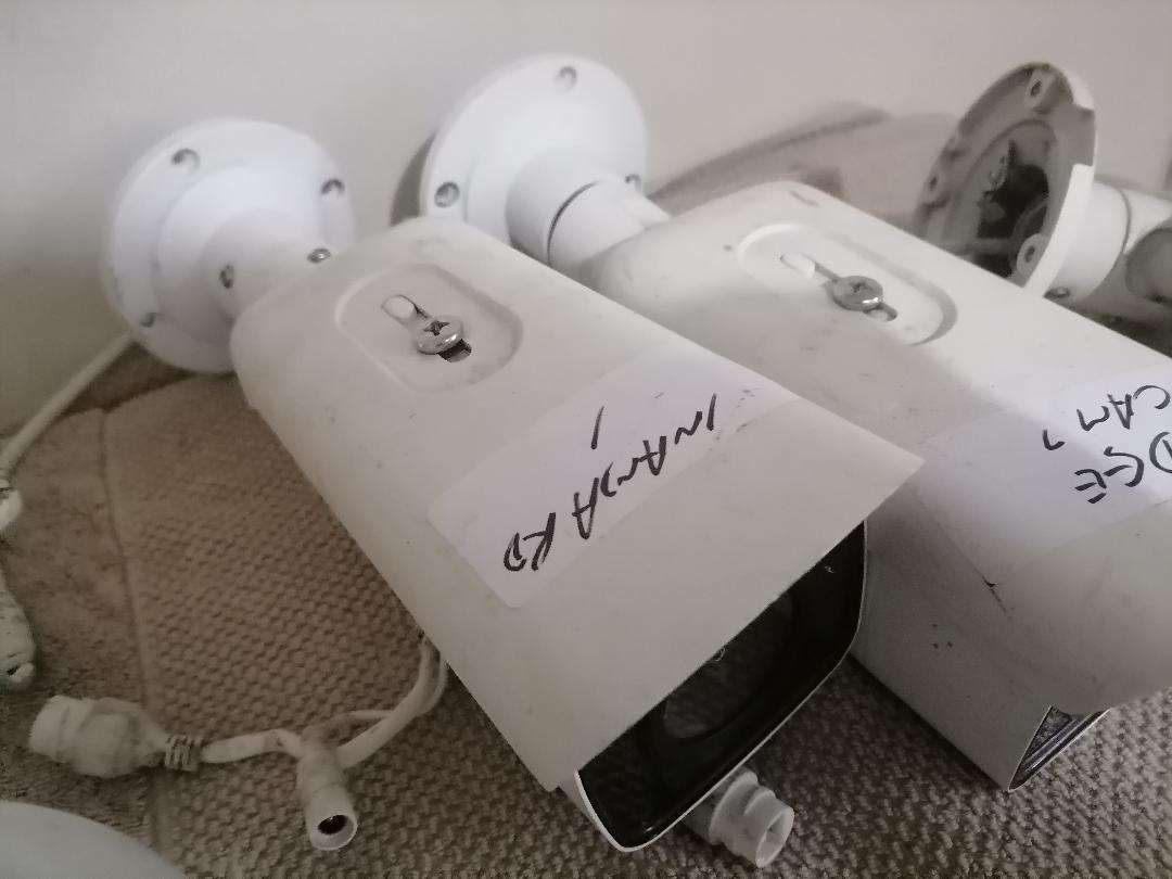 Lot of 4 x HikVision network commercial cctv cameras