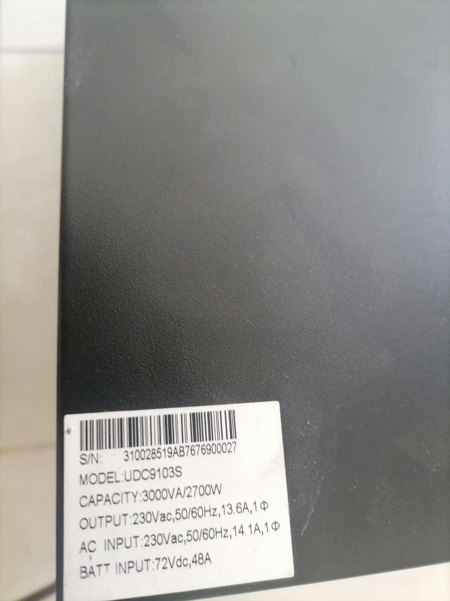 GiCom Online UDC UPS 3000VA / 3KVA (UDC9103S)