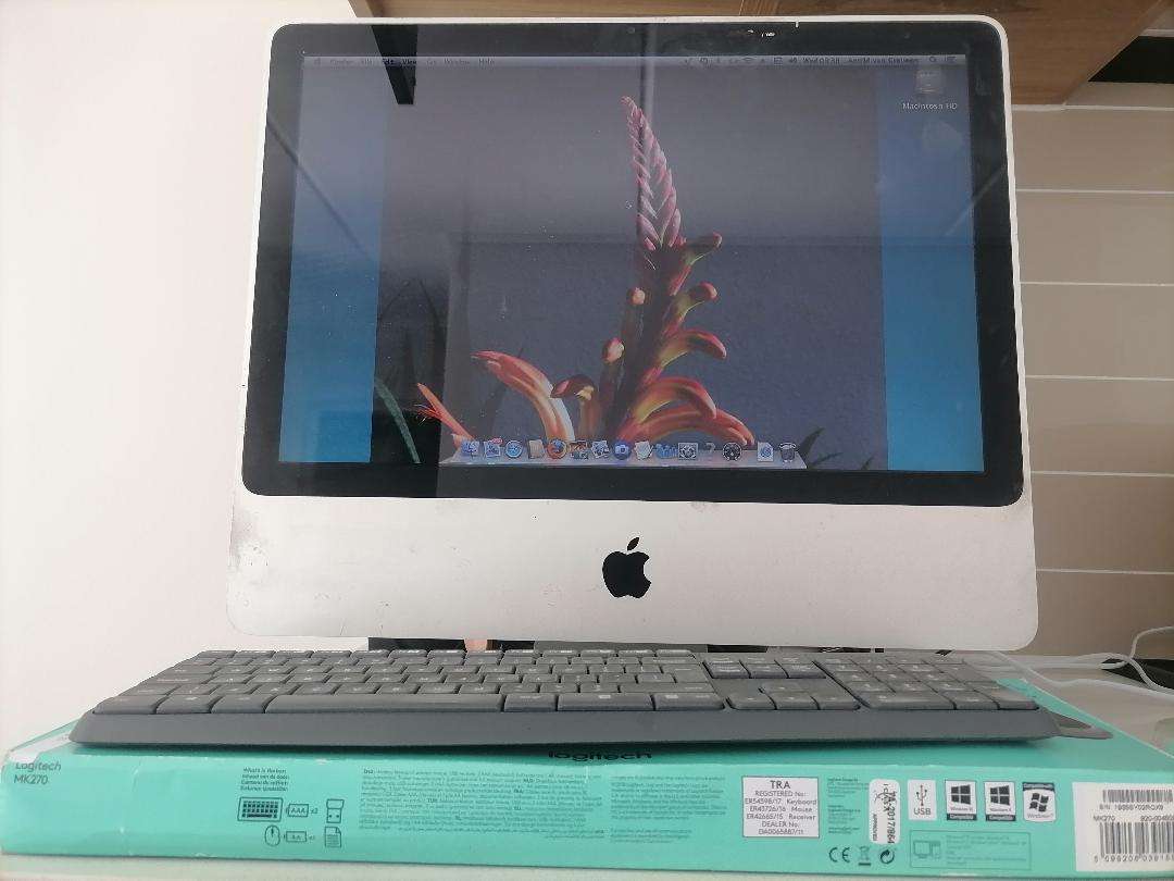 Apple A1224 iMac, working with keyboard and mouse