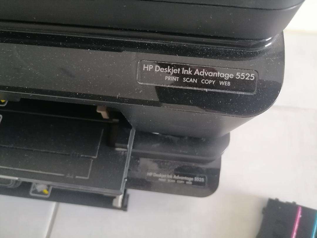 2 x HP Deskjet Ink Advantage 5525, untested, one bid for both