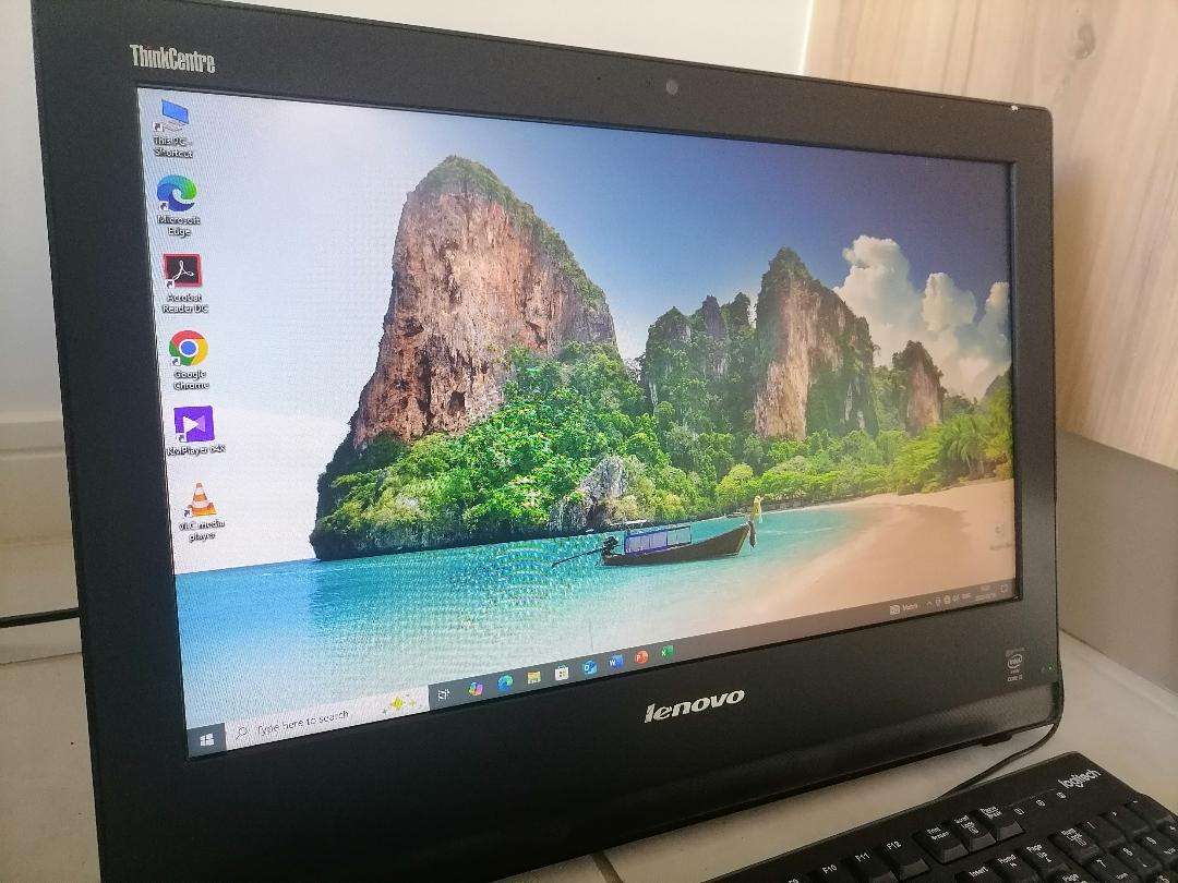 i5 AIO LENOVO 4TH GEN 8GB RAM ,500GB HDD,WIFI,M73Z ALL IN 1 PC,W 10/OFFICE(INCL NEW KEYBOARD+MOUSE)