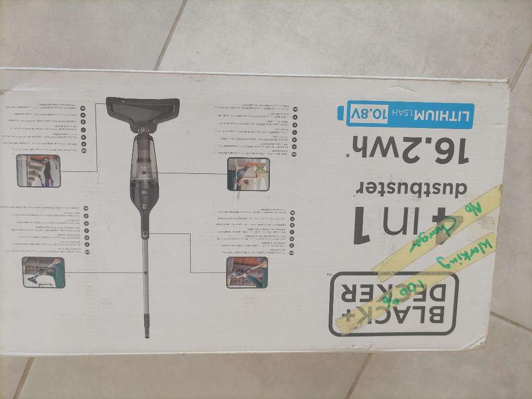 BLACK+DECKER 16.2Wh 4in1 dustbuster®, LOOKS NEW, NO CHARGER