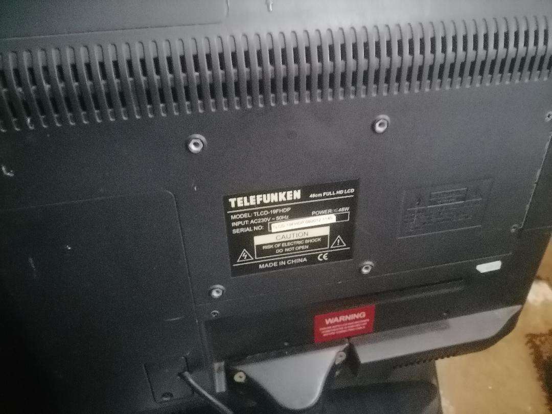 Telefunken 19" FHD LCD TV(TLCD-19FHDP)