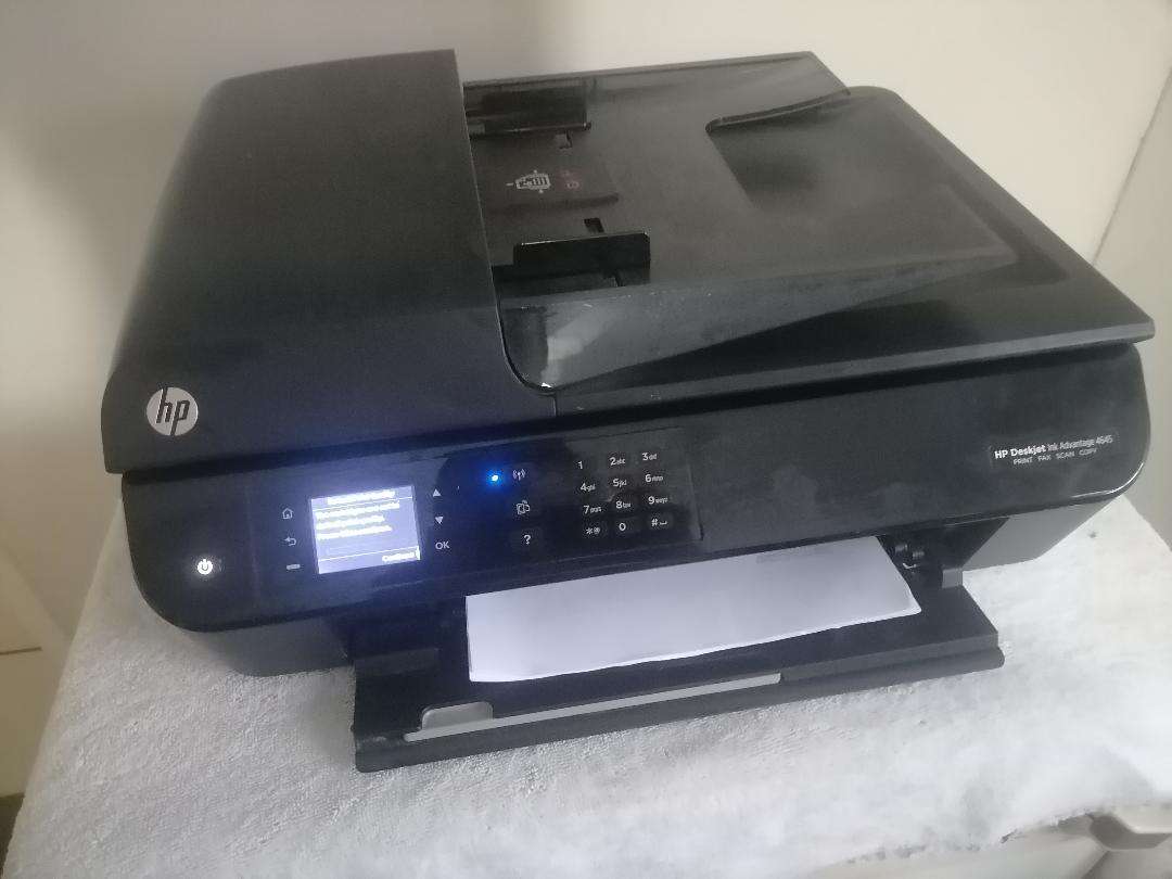 HP DESKJET INK ADVANTAGE 4645 ALL IN ONE, WIFI COLOUR PRINTER*WORKING WITH INK*