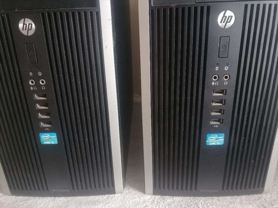 Lot of 2 x HP desktop towers