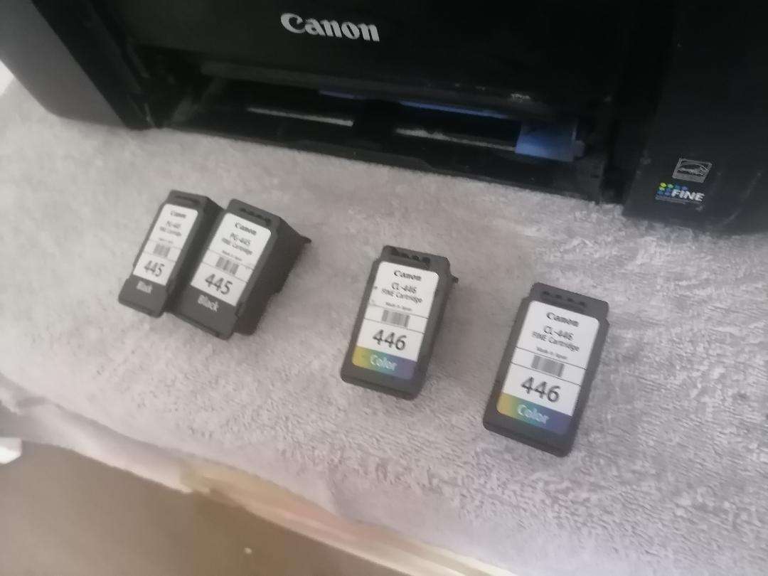 *WEEKEND SPECIAL*LOT OF 2 X CANON PRINTERS WITH CARTRIDGES*SOLD AS IS*
