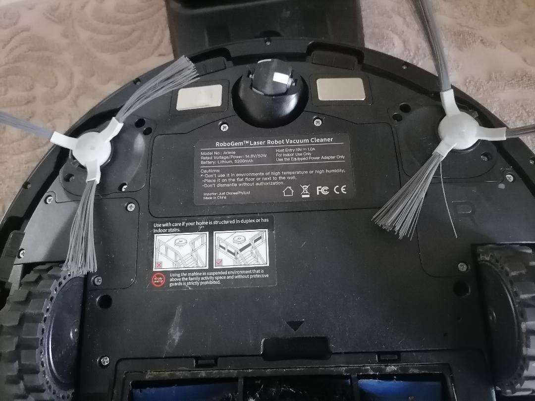 RoboGem Arlene Robotic Vacuum Cleaner and Mopper with the laser mapping and navigation*needs new bat