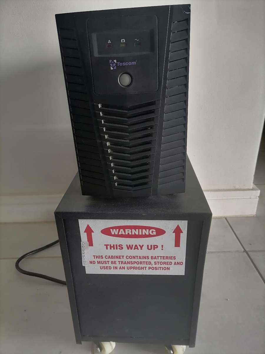Tescom Apex Plus 2000 UPS with Battery Box - Batteries Required