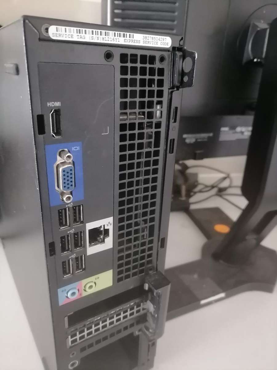 Dell Optiplex 3010 Mini PC and Screen