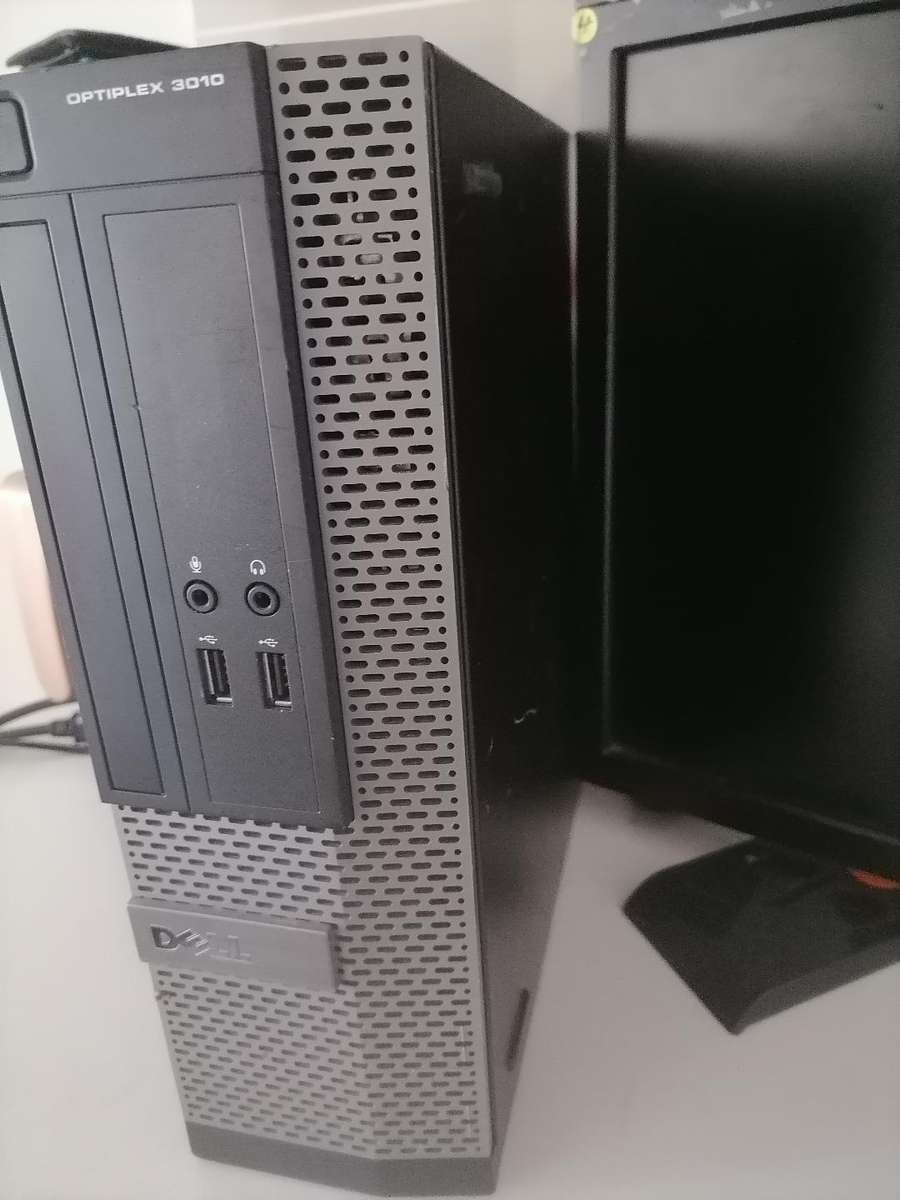 Dell Optiplex 3010 Mini PC and Screen