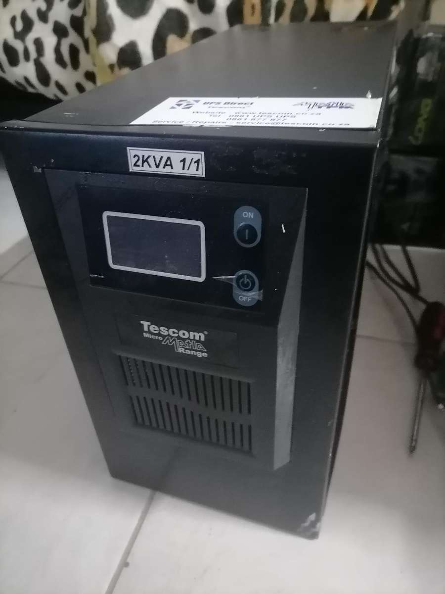 *TESCOM MICRO MATLA RANGE 2KVA PURE SINEWAVE INVERTER*BATTERIES NOT INCL*