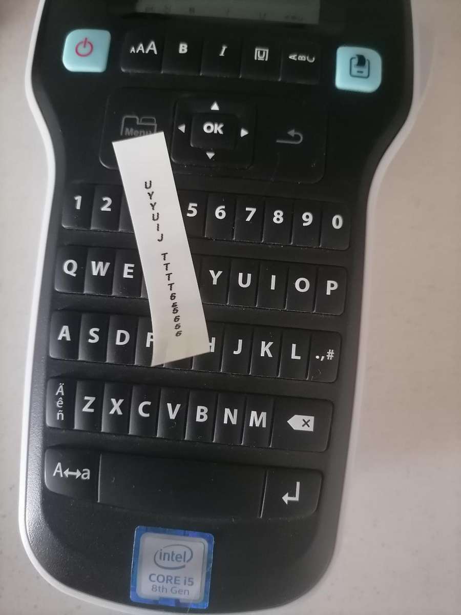 DYMO® LabelManager 160 QWERTZ*working with batteries and print roll*