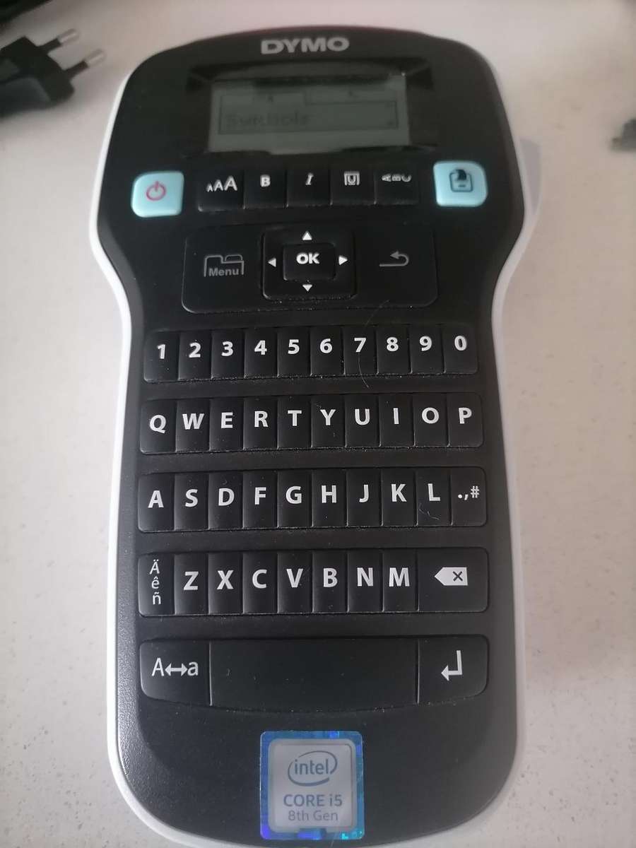 DYMO® LabelManager 160 QWERTZ*working with batteries and print roll*