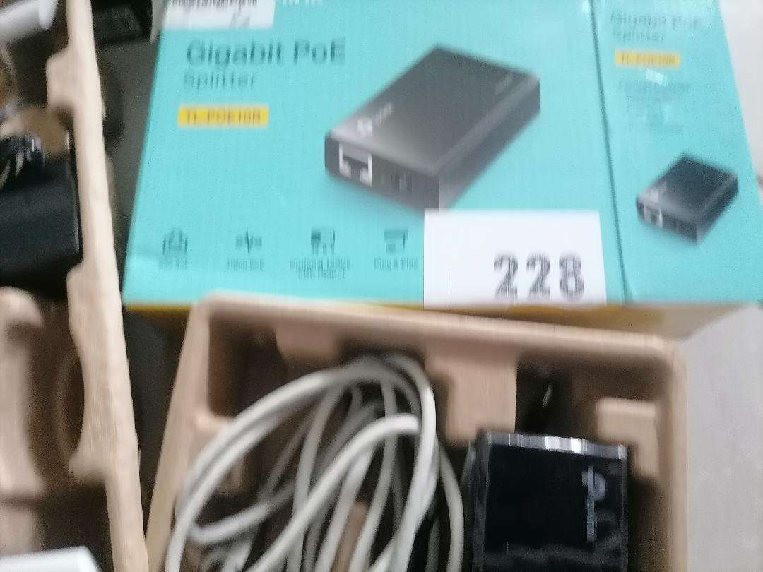 Lot of WiFi routers, range extenders, PoE splitter etc.
