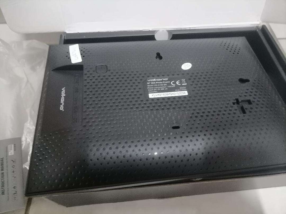 Volkano Scene Series Smart Photo Frame with built-in Frameo Software VK-5150-BK