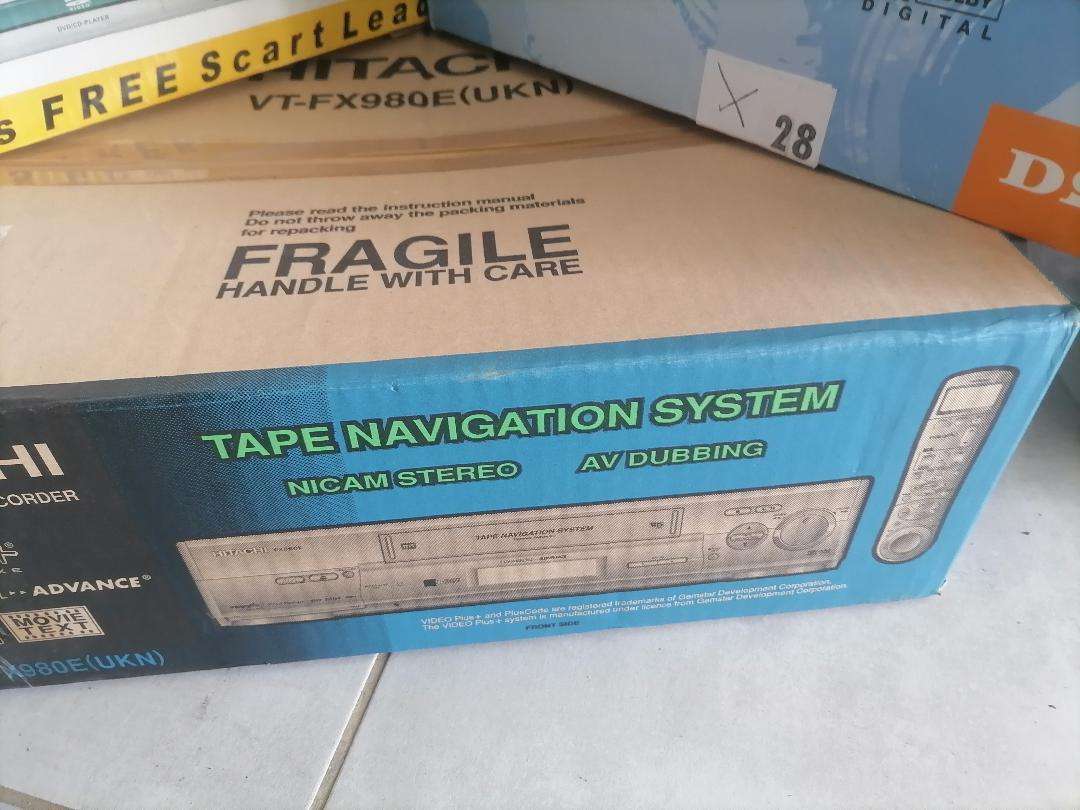 LOT OF DVD/VIDEO CASETTE RECORDER*NEW/UK PLUG(STORAGE)