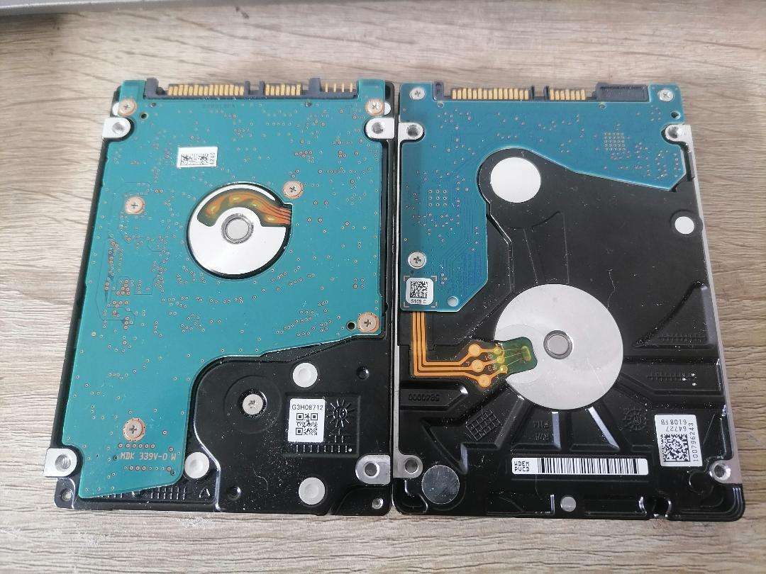 2 x 1TB Laptop Hard Drives - Seagate & Toshiba - One Bid for Both