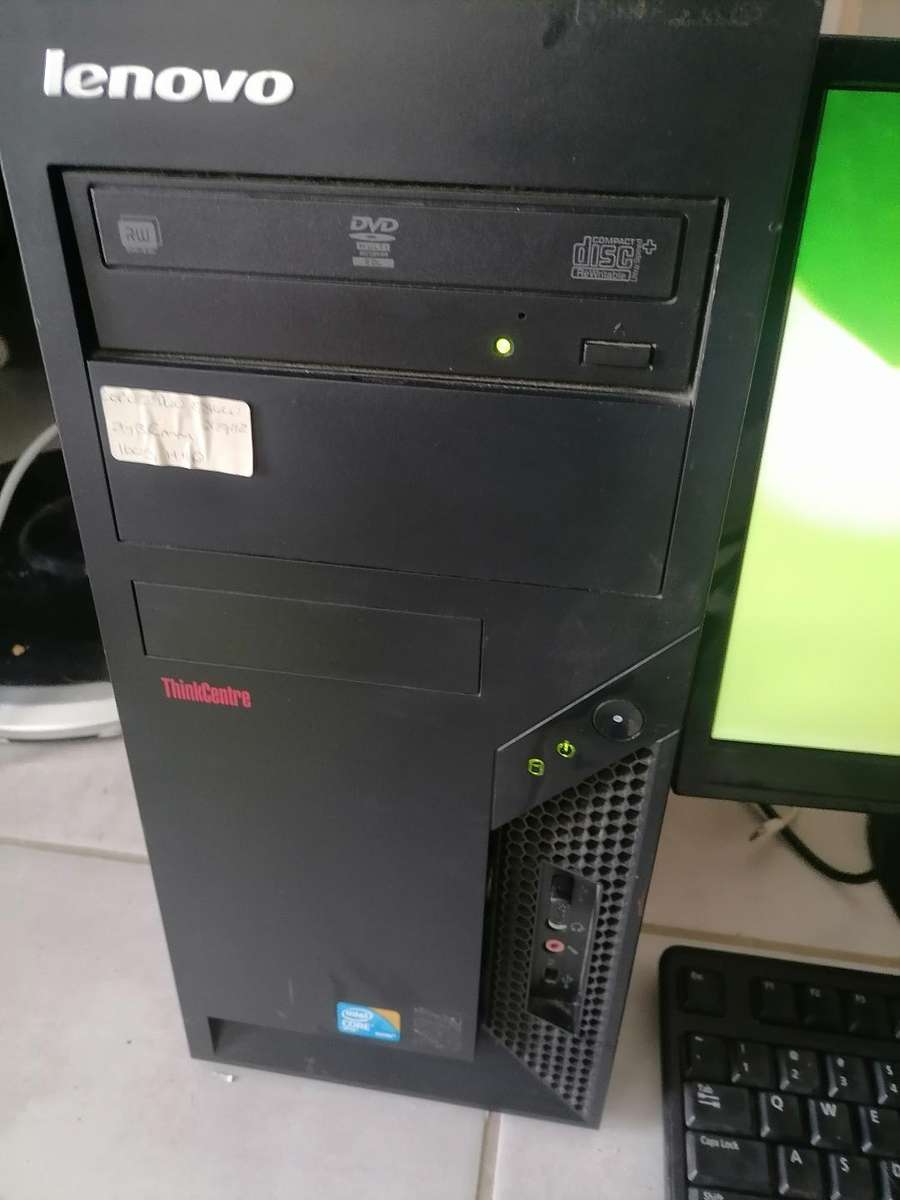 Lenovo Duo Core PC Desktop with Fujitsu 20 Inch LCD Screen + Keyboard/Mouse