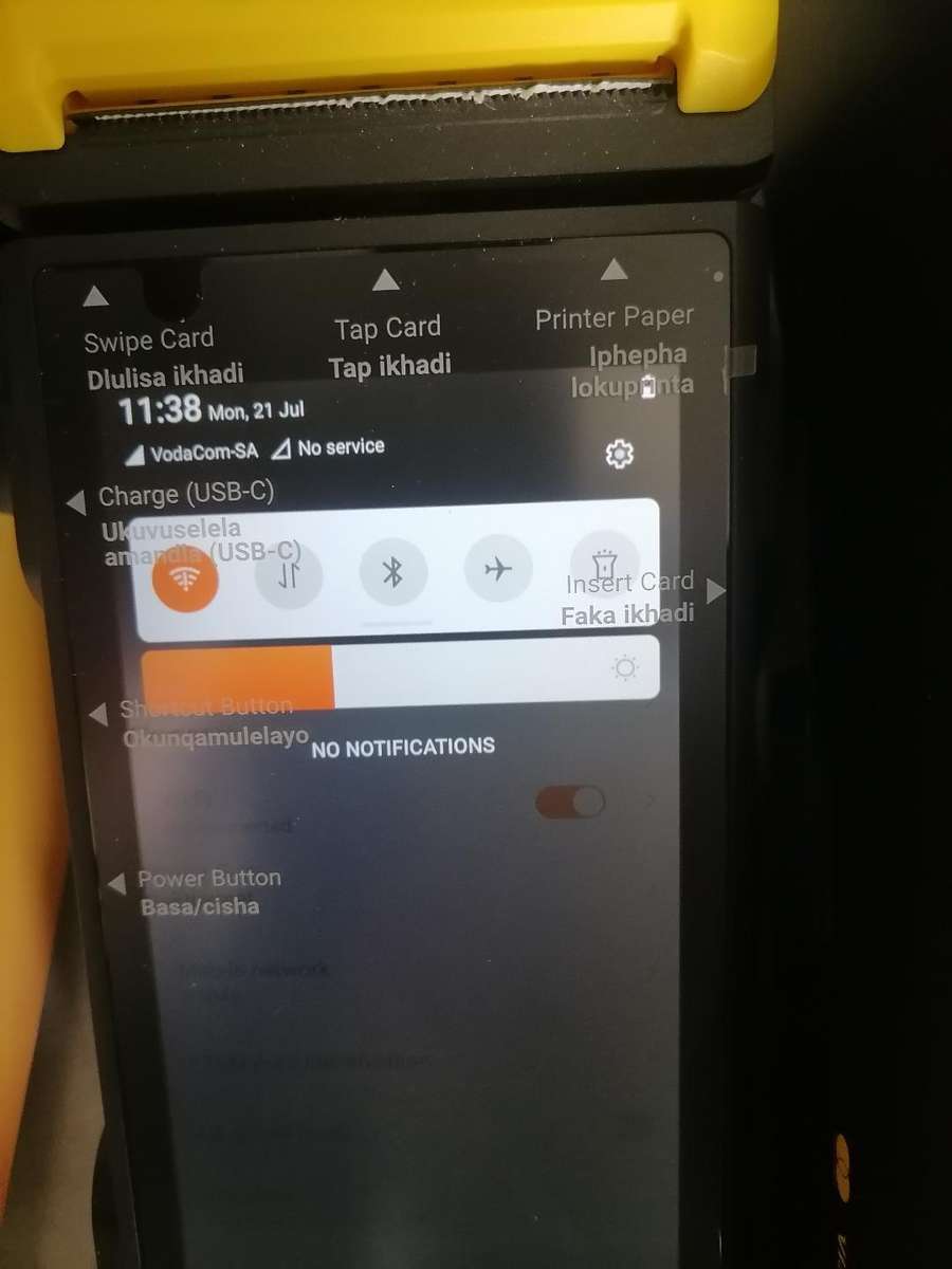 New iKhokha Flyer Card Machine with Charging Station & Accessories