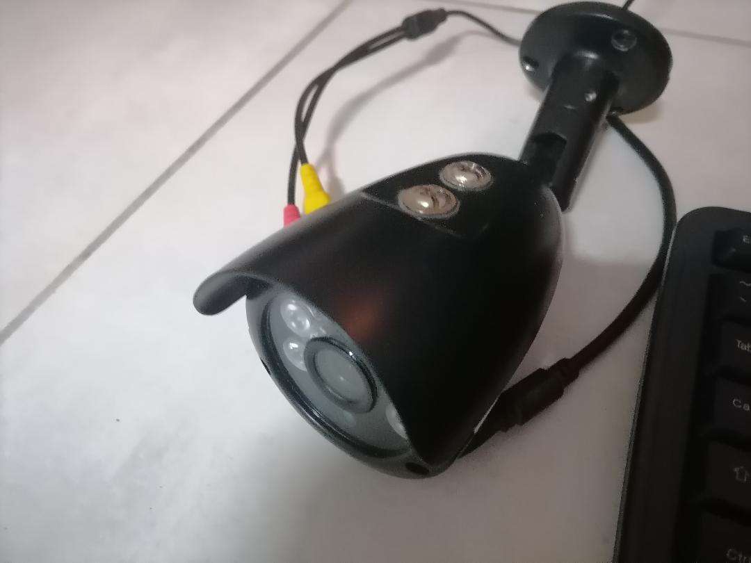 CCTV CAMERA SET UP*DVR,CAMERA,SCREEN,KEYBOARD,MOUSE