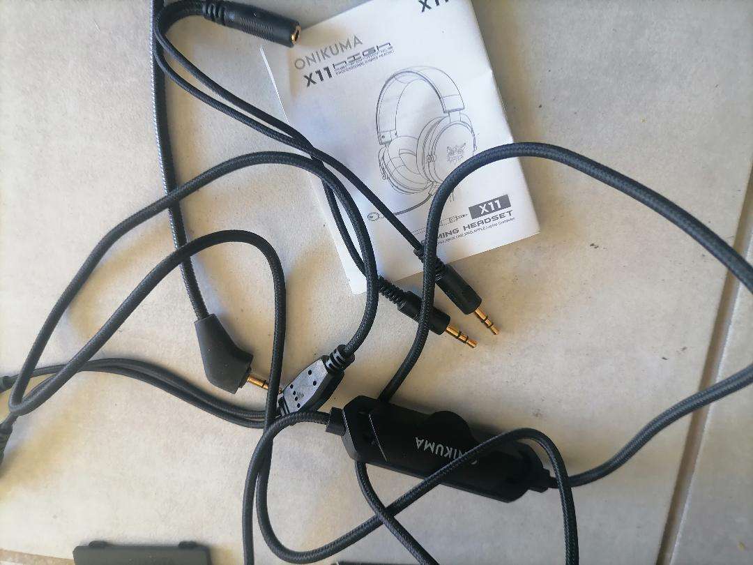 2 X ONIKUMA X11 Wired Headset Stereo Gaming Headphone RGB Luminous 3.5mm