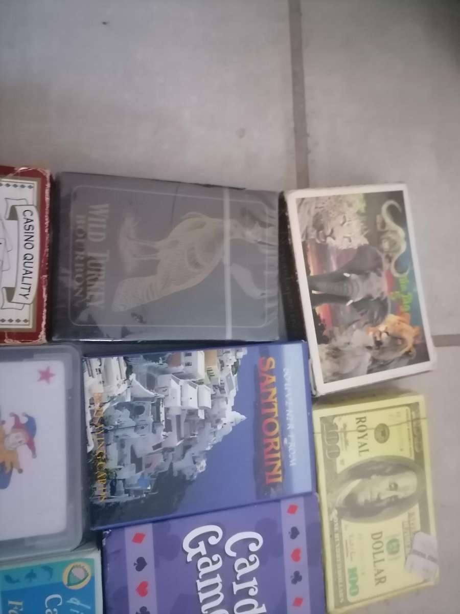 LOT OF 15 X CASINO PLAYING CARDS, MOST NEW SEALED