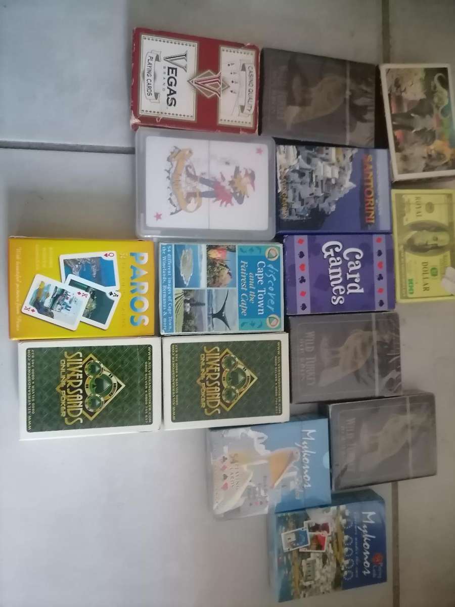 LOT OF 15 X CASINO PLAYING CARDS, MOST NEW SEALED