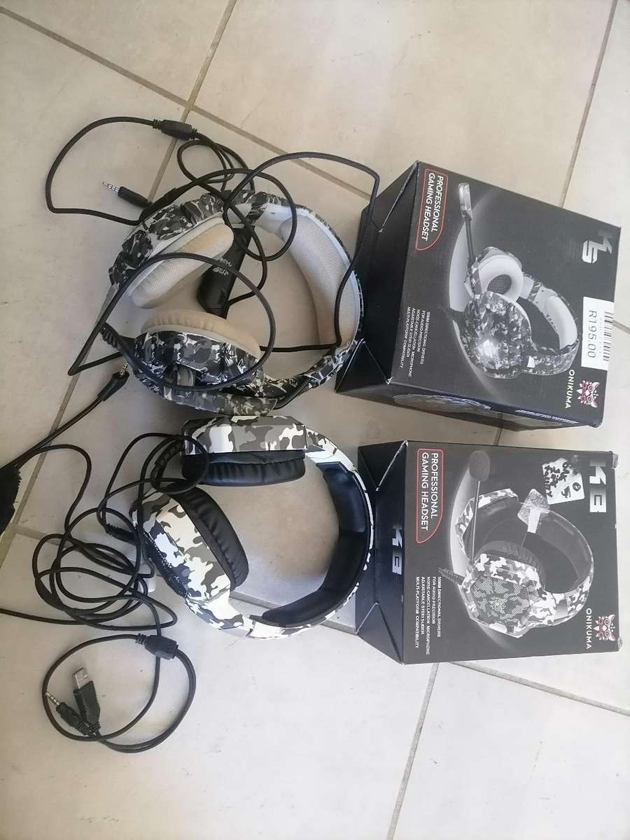 2 X ONIKUMA Wired Headset Stereo Gaming Headphone*