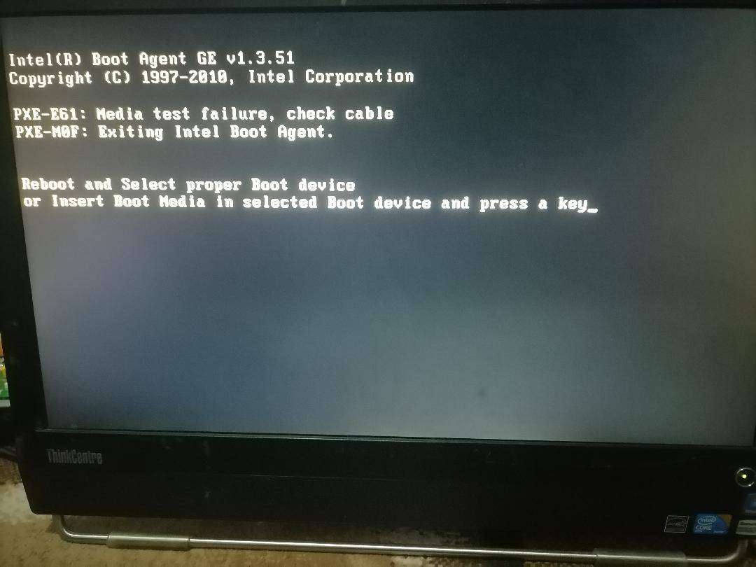 i5 AIO LENOVO 4TH GEN 8,M73Z ALL IN 1 PC*NOT PICKING UP HARD DRIVE