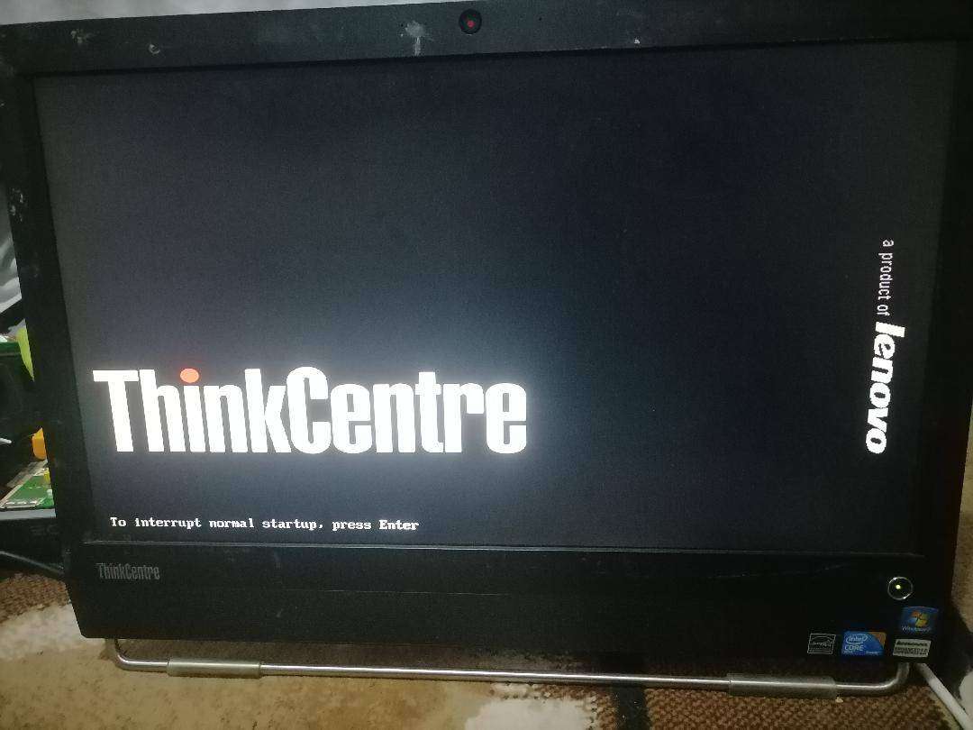 i5 AIO LENOVO 4TH GEN 8,M73Z ALL IN 1 PC*NOT PICKING UP HARD DRIVE