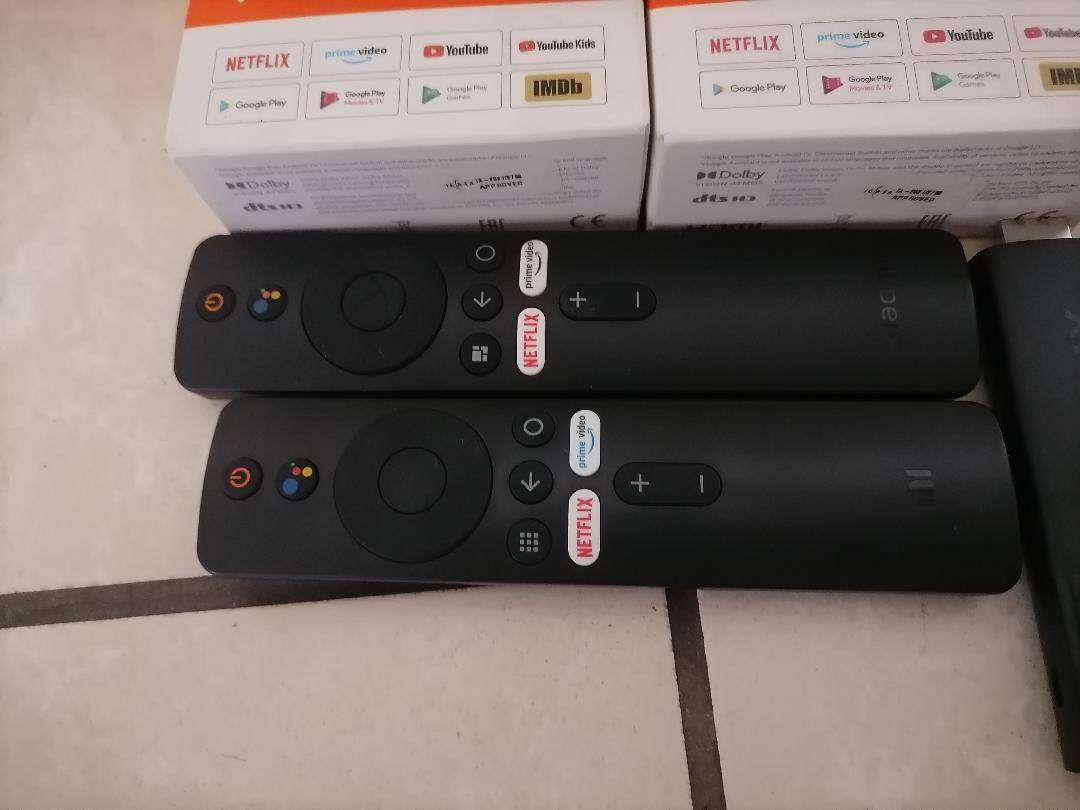 Lot of 2 x Defective Xiaomi 4K TV Sticks with Boxes and Remotes
