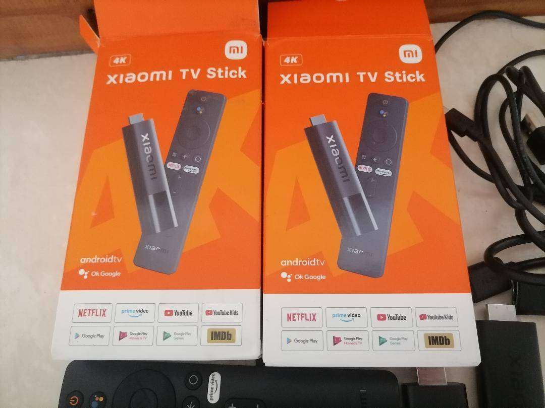 Lot of 2 x Defective Xiaomi 4K TV Sticks with Boxes and Remotes