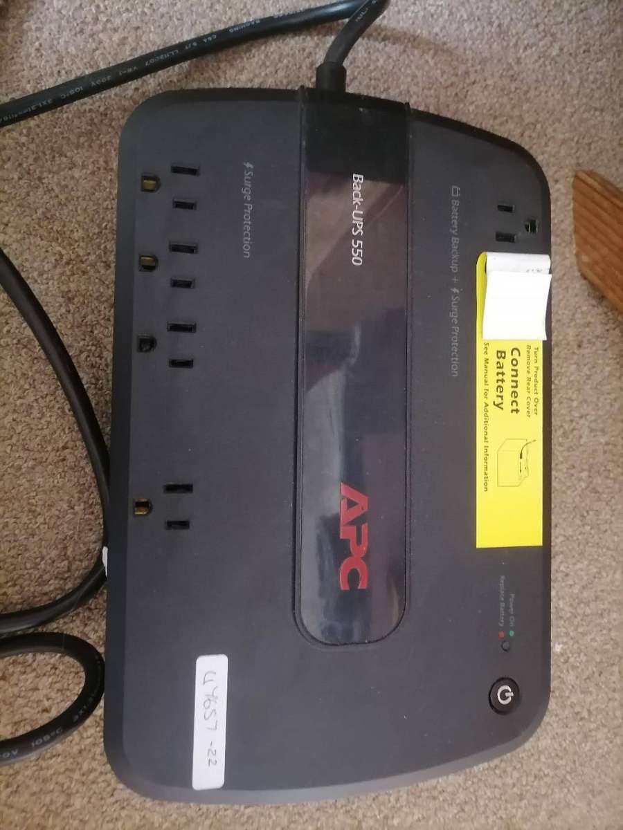 APC Backup UPS 650VA 230V with 7Ah Battery (UK Plugs)