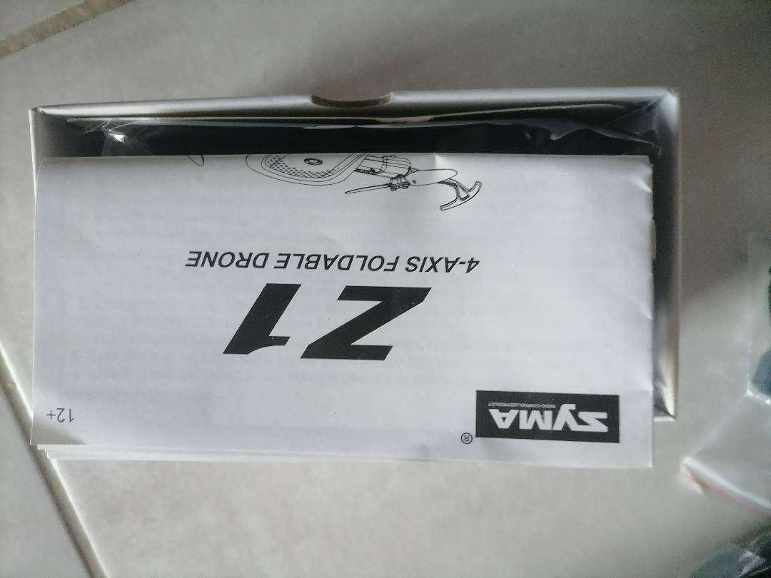 LOT OF 2 X Syma Z1 FPV RC Quadcopter Drones in box, no batteries