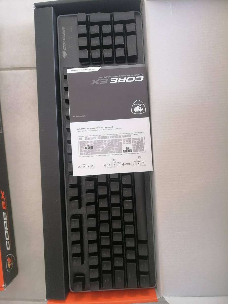 2 X COUGAR CORE EX HYBRID MECHANICAL GAMING KEYBOARDS