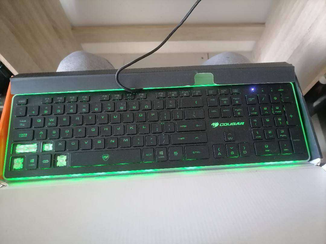 LOT OF 3 x Cougar VANTAR Gaming KeyboardS-Red Switch