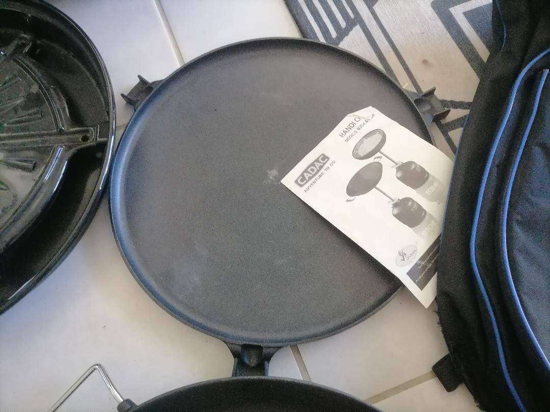 FULL CADAC SET WITH GRILL.PANS.GAS LIGHTS, BAGS ETC